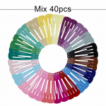 40 tk Alligaatori juukseklambrid Naistele Juukseklambrid Klambrid V&auml;rvilised juukseklambrid Metallist juuksen&otilde;el 5 cm Naiste juuksen&otilde;el