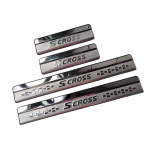 Suzuki SX4 S-Cross S Cross 2014-2017 2018 roostevabast terasest l&auml;vepakudele, pedaalikaitse pedaalikaitse auto stiilile