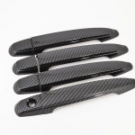 Carbon Fiber pattern Exterior Door Handle Cover Overlay For Lexus RX330 350 400h XU30 2003-2008 2004 2005 2006 Single key hole