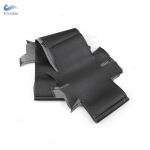 Autotarvikud Perforeeritud nahast salongi roolikatte kleebise &auml;&auml;ris Mitsubishi Pajero 2008 2009 2010 2011 V73 jaoks must