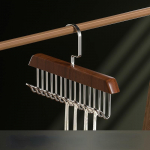 T&auml;ispuidust riidepuu 8 konksuga mitme konksuga riidepuu aluspesu rihm, millega saab haakida artefakti vintage riidepuu 1.2cm