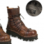 Meeste ehtsast nahast mootorrattasaapad K&otilde;rbe taktikalised saapad Poolsaapad Talvekingad S&otilde;jav&auml;e lahingusaapad Skull Punk saapad 48 pruun