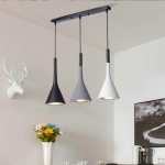 Kolmepealine s&ouml;&ouml;gitoa l&uuml;hter Creative Personality Bar Elutoa alumiiniumvalgustid Squares