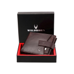WildHorn Brown nahast rahakott meestele Regular