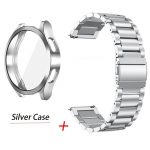 Metallist roostevabast terasest rihm Samsung Galaxy Watch 6/5 40mm 44mm jaoks Galaxy Watch 6 Classic 43mm 47mm k&auml;ev&otilde;ru kaitse&uuml;mbris Watch 6 Classic 43mm