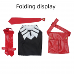 Anime Akame Ga KILL! Akame Cosplay kost&uuml;&uuml;mkleit V&ouml;&ouml;lips Aksessuaarid T&auml;ielik vormikomplekt Halloweeni karnevalipeo riided L