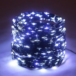 10M/50M/200M LED rohelised traadist n&ouml;&ouml;rist tuled J&otilde;uluhaldjas tuled vanik koos kaugjuhtimispuldi j&otilde;ulupuukaunistusega tuledega aastavahetuse peoks kodu&otilde;ue 200M 2000LED lahe valge v&auml;rv
