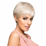 Naiste tukkidega parukad Naiste sirged l&uuml;hikesed ombre Bob s&uuml;nteetilised blondid valged juuksed kuumakindel parukas peol Cosplay igap&auml;evaseks kasutatav parukas hele blond v&auml;rv