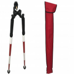 Kahe jalaga m&otilde;&otilde;distamine, alumiiniumist kahejalgse monopod personali nivelleerimiseks ja prismapostide geodeesia jaoks, tameetriga GPS GNSS