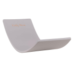 KiddyMoon puidust tasakaalulaud lastele puidust m&auml;nguasi lastele tasakaalulaud beebidele puidust m&auml;nguasjad 80x30cm, hall 83x29,5x1,4