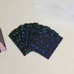 20 lehte armas fotokaardi kaitse&uuml;mbris mood s&auml;delev l&auml;ikiv Kpop Idol kaardihoidja l&auml;bipaistev veekindel kaardihoidja must