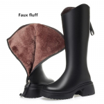 Naiste ratsusaapad Ehtsast nahast talvenahast naturaalsest villast soojad l&auml;&auml;ne kauboisaapad Naiste suured naiste k&otilde;rged saapad 39