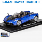 1/24 Scale Huayra Roadster Diecast automudeli m&auml;nguasi, tagasit&otilde;mmatav m&auml;nguasi koos heli ja valgusega lastele V&auml;ikelapse poistele T&uuml;drukutele Kingikogu 1/24-19.7x8.2x4.5cm oranž