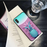 V&auml;rviline ananassist telefoni&uuml;mbris iPhone'ile Samsung Galaxy Redmi Xiaomi Oppo OnePlus Note SA 7 8 9 10 11 12 13 14 20 21 22 23 53 54 Pro Max Plus Ultra iPhone 6 or 6S