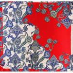 Kvaliteetsed luksuslikud siidist sallid peapael Sallid kaelasall naistele kett siidist sall naiste dekoratiivne sall 90*90cm（hijab） punane