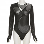 Suvine &uuml;hev&auml;rviline Body, l&auml;bipaistev seksikas &otilde;&otilde;nsa disainiga naiste top džemprid, mis sobivad naistele High Street Clubwearile L