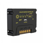 20A p&auml;ikeseenergia laadimiskontroller 12V/24V p&auml;ikesepaneeli regulaator koos 5V USB-pordi MPPT laadimiskontrolleriga must