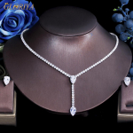 CMM 2TK Moe Peor&otilde;ivad Aksessuaarid H&otilde;bedane pikk ripats Kaelakee K&otilde;rvar&otilde;ngad Ehete Komplekt Naistele Kingitus h&otilde;be