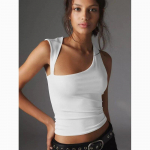 Suvised &otilde;&otilde;nsad, ebaregulaarse kaelusega Y2K p&uuml;ksid, naiste lahtised seljatoed Seksikad k&auml;rbitud topsid T-s&auml;rk vabaaja Slim Fit naiste tops 30598 XS orion i v&auml;rv