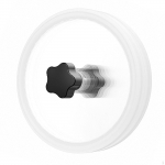 Record Cleaner klamber, etiketis&auml;&auml;stja puhastusklamber, silikoonist k&auml;epideme kaitse 116mm white