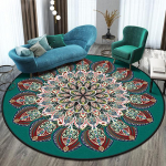 Etnilise stiili vintage mandala vaip &uuml;mmargune vaip r&otilde;du rippuv korv elutuba dekoratiivsed p&otilde;randamatid libisemisvastane vaip Alfombra 80cm