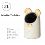 2L intelligentne anduriga lauaarvuti pr&uuml;gikast kodukontorile lastele Vannitoa mini v&auml;ikese suurusega &auml;mber muljumisvastane kerge pr&uuml;gikast valge