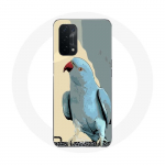 &Uuml;mbris Oppo A74 5G Parakeets Parrots Blue jaoks