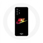 Coque pour Samsung Galaxy A13 5G Nike Logo Couleur fond noir