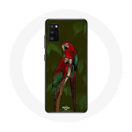 Coque pour Oppo A16 Pionus Perroquet Rouge