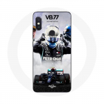 Musta v&auml;rvi &uuml;mbris Xiaomi Redmi Note 5 Pro vormel 1 Valtteri Bottas F1 Racing Driver jaoks