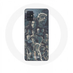 &Uuml;mbris Samsung Galaxy A71 Game of Thrones 8. hooajale Game of Thrones plakati tegelased hall taust
