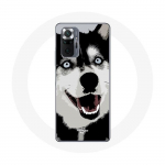 Coque pour Xiaomi Redmi Note 10 Pro Husky de Sib&eacute;rie Yeux Bleus