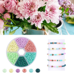 1 komplekt/kott 3 mm &uuml;hev&auml;rviline k&uuml;psetusv&auml;rv Mitmev&auml;rviline hirssihelmed DIY k&auml;ev&otilde;ru kaelakee k&otilde;rvar&otilde;ngad ehted aksessuaarid 3mm 1set/box