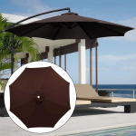 Patio Umbrella varikatuse pealmine kate aia samba kangast kerge p&auml;ikesevari rannas 2m 6 Ribs
