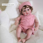 T&auml;iesti uus realistlik 49 cm kogu kehaga vin&uuml;&uuml;list Reborn Doll Meadow K&auml;sit&ouml;&ouml;na valmistatud 3D-v&auml;rvitud nahaveenide verega n&auml;htav emulsioon nukk t&uuml;drukule s&uuml;nnip&auml;evaks j&otilde;ulukingiks