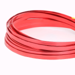 3 meetrit/partii 5mmX1mm lame alumiiniumtraat meisterdamise ehete leidmiseks k&auml;sit&ouml;&ouml;ks niit