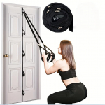 Fitness Takistuskumm, Reguleeritav Ukse Kinnitusrihm, Kodu- ja J&otilde;usaali Fitness Tarvikud, Treeningseadmed J&otilde;utreeninguks, Lihtne Paigaldada must