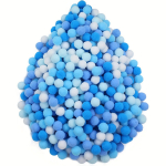 500 tk 0,39-tollist pom pommi, mis sobib isetegemiseks kunsti tegemiseks 500pcs sinine