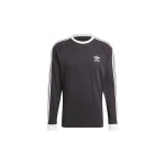 Adidas Originals Adicolor Series Kolmeleheline Kahepoolne Triip Pikkade Varrukatega T-s&auml;rk Meeste Topid Must IA4877 XL
