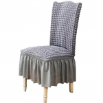 Puff Ball Jacquard Luksuslik toolikate pulmahotellide s&ouml;&ouml;gitooli istmekate Kaitsmed katted Stretch tool toolid padi 1pcs chair cover