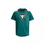 Under Armour H&auml;rja Prindiga Kapuutsiga Pullover L&uuml;hikeste Varrukatega T-s&auml;rk Meeste Topid Tumehall 1378019-722 M