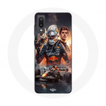 Coque Samsung Galaxy A02 Max Verstappen F1 art wallpaper
