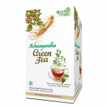 Ashwagandha taimne roheline tee / Antioks&uuml;dantide rikas / Ashwagandha, Tulsi, Piper Beteli segu immuunsuse tugevdamiseks ja kehakaalu tasakaalustamiseks / 20 kotti Pack Of 1
