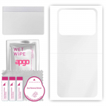 apgo Ultra Clear Protective Skin Sticker for the back compatible with Poco M4 5G India, Wrap Film, Hydrogel Film, Flexible, Soft TPU with positioning