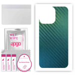 apgo Protective Skin Sticker for the back compatible with Apple iPhone 14 Pro Max, Wrap Film, Foil, Vinyl - Pattern Carbon Chameleon CAKA1