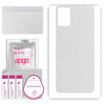 apgo Protective Skin Sticker for the back compatible with Umidigi A13 Pro 5G, Wrap Film, Foil, Vinyl - Pattern Transparent Carbon