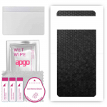 apgo Protective Skin Sticker for the back compatible with Google Pixel 6, Wrap Film, Foil, Vinyl - Pattern Black Honeycomb