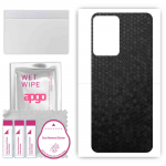 apgo Protective Skin Sticker for the back compatible with OnePlus Nord CE 2, Wrap Film, Foil, Vinyl - Pattern Black Honeycomb