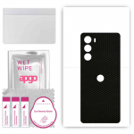 apgo Protective Skin Sticker for the back compatible with Moto G200 5G Dual SIM, Wrap Film, Foil, Vinyl - Pattern Matrix