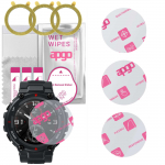 3x apgo Ultra-Clear Hybrid kaitseklaas, mis &uuml;hildub Amazfit T-Rexiga, painduv nanoklaas, suurep&auml;rane asendus karastatud klaasile, kriimustuskindel